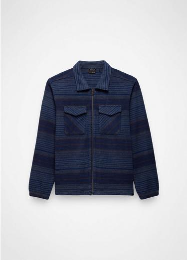 prAna Heritage Zip Flannel, Color: Capulet Blue, image 3