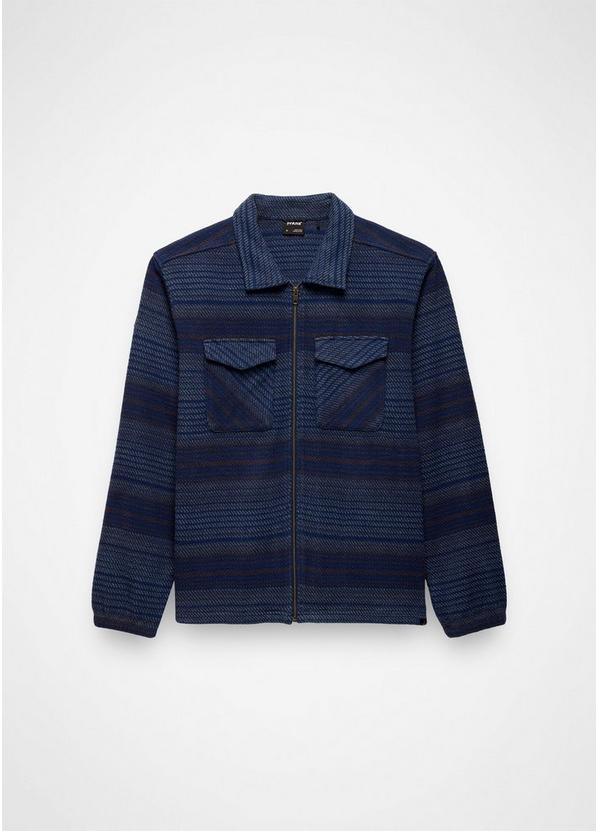 prAna Heritage Zip Flannel, Color: Capulet Blue, image 1