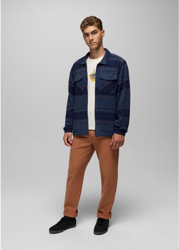 prAna Heritage Zip Flannel, Color: Capulet Blue, image 8