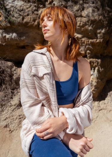 prAna Heritage Zip Flannel, Color: Hush, image 2