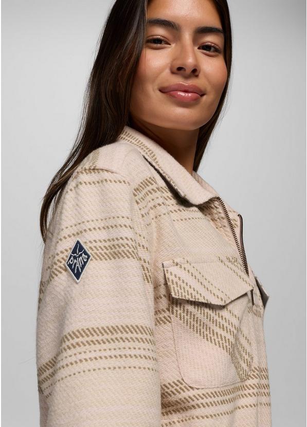 prAna Heritage Zip Flannel, Color: Hush, image 7