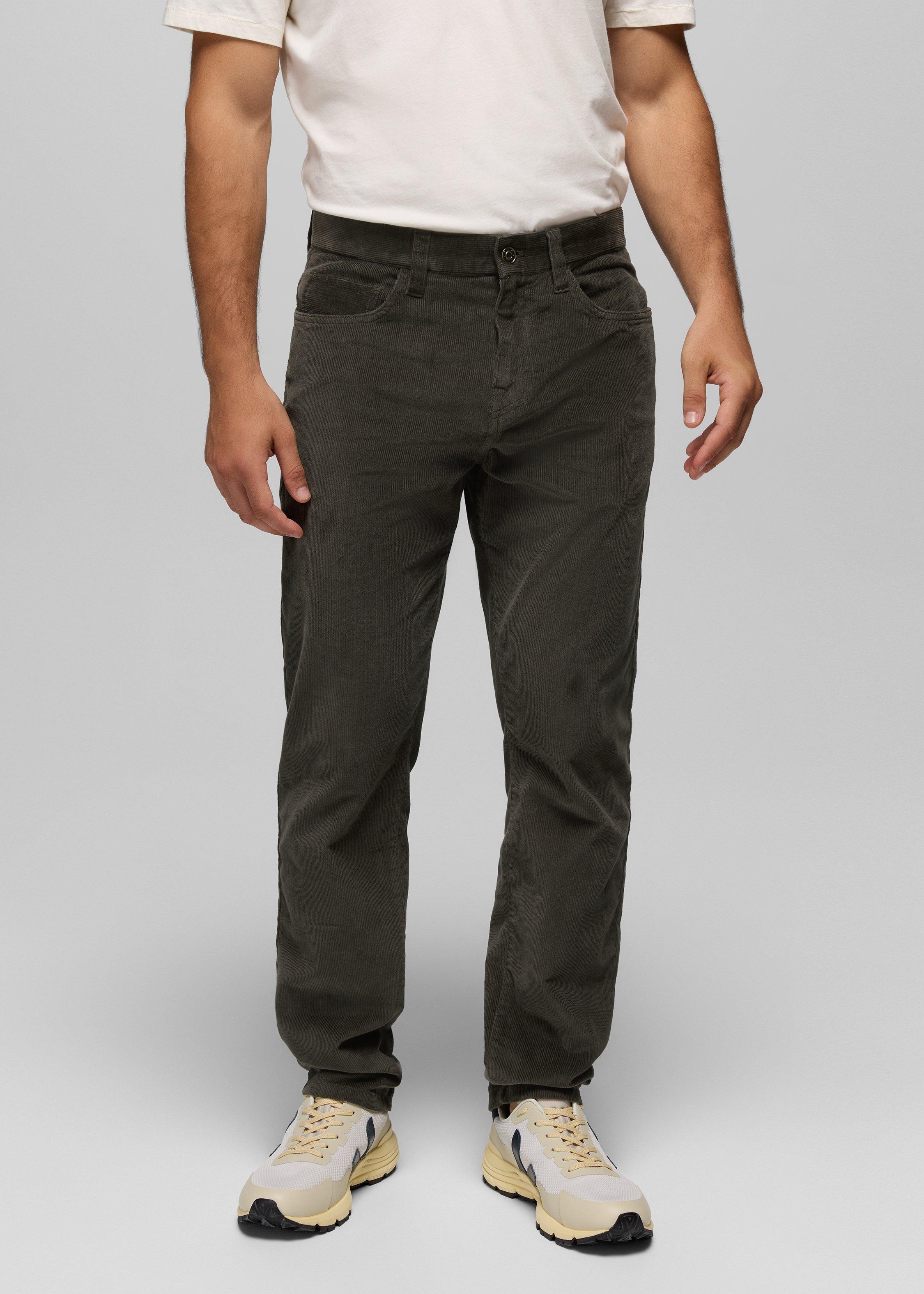 Mens prAna Campfire Cord Pant - Dark Iron