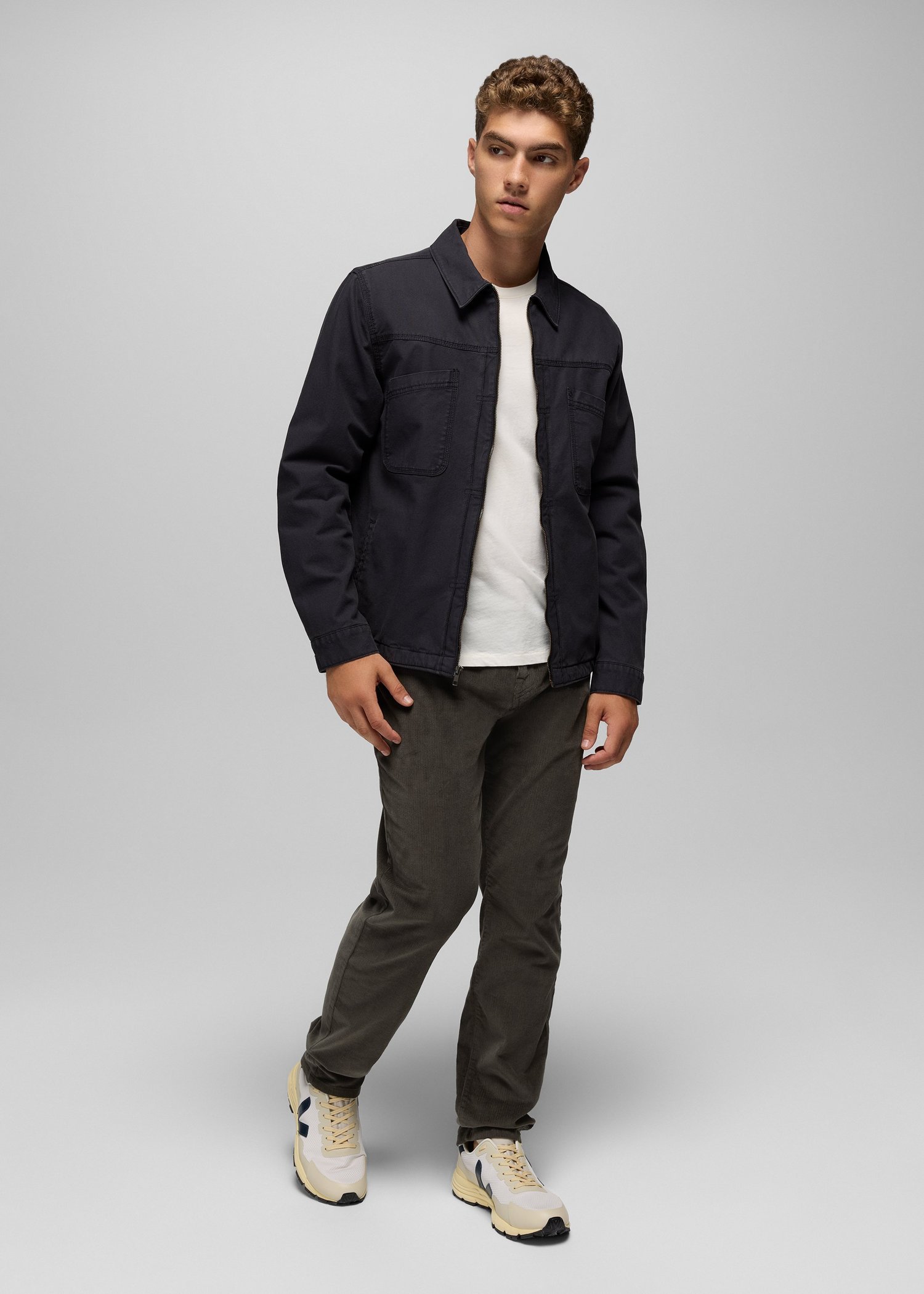 Mens prAna Campfire Cord Pant - Dark Iron