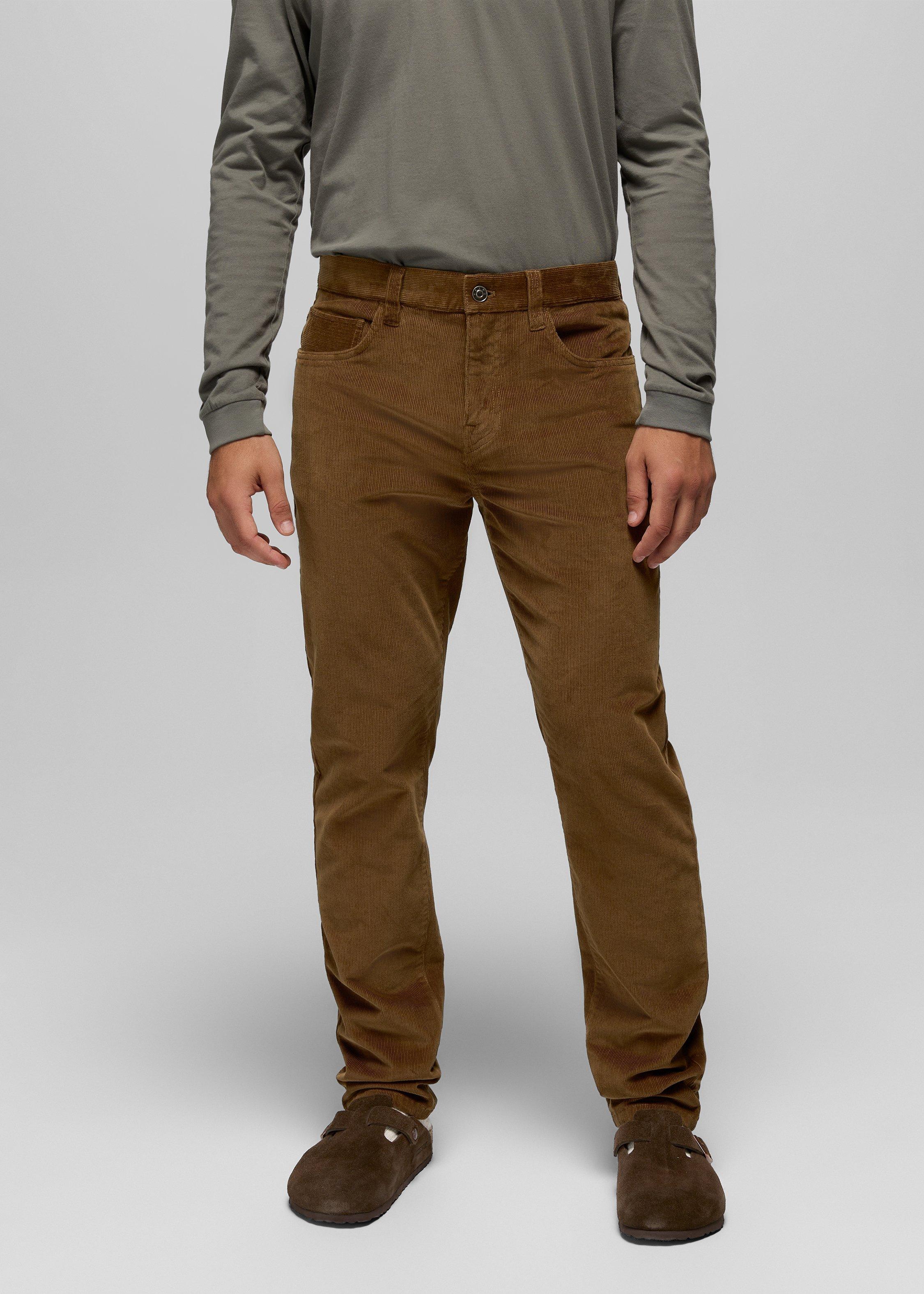 Mens prAna Campfire Cord Pant - Rich Earth
