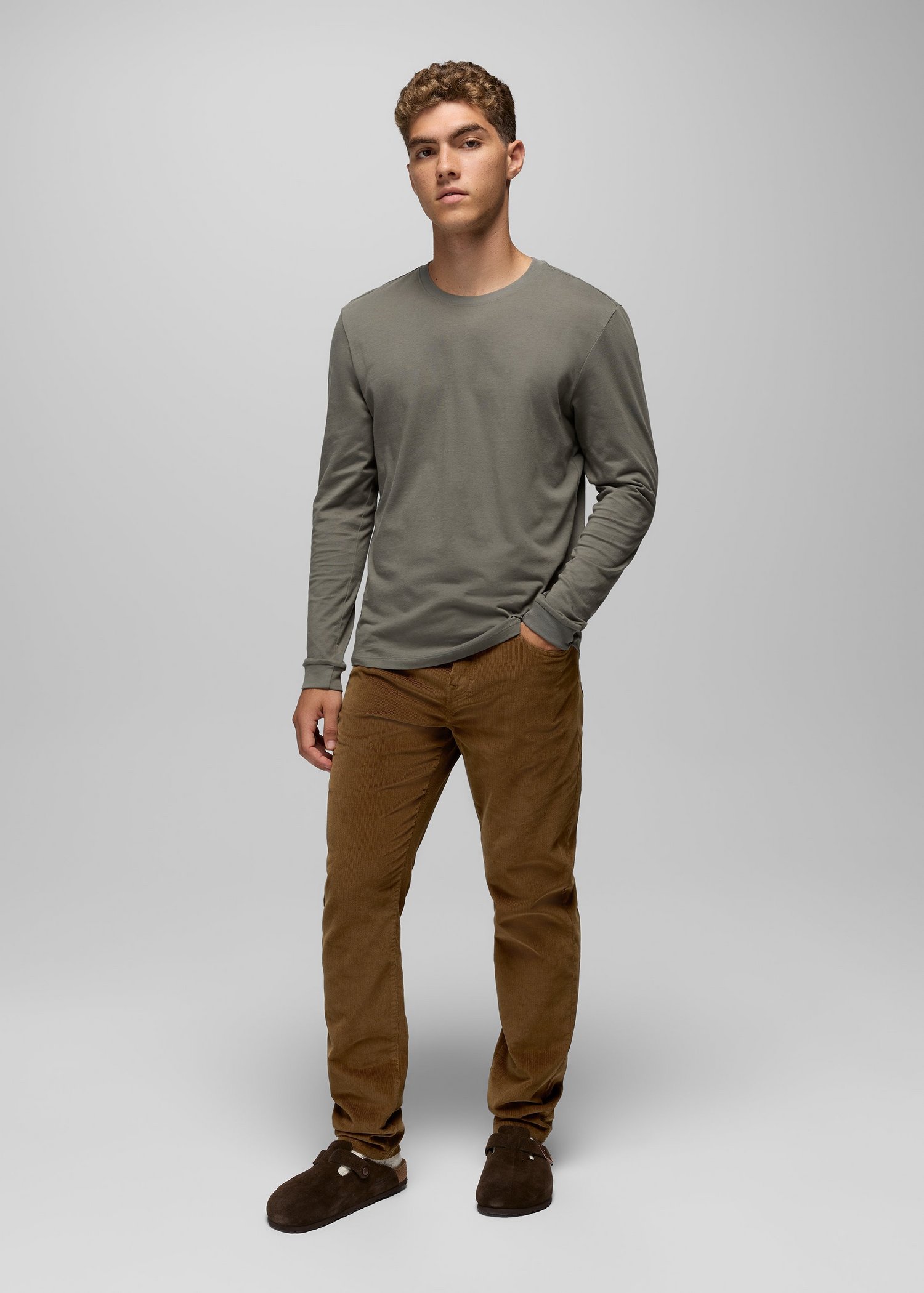 Mens prAna Campfire Cord Pant - Rich Earth
