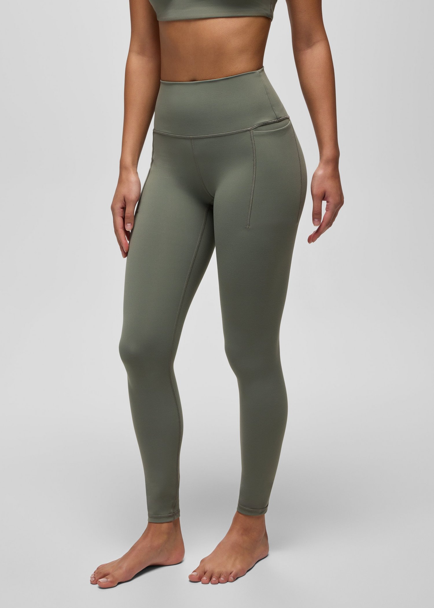 Womens prAna Luxara™ Pocket Legging - Thyme