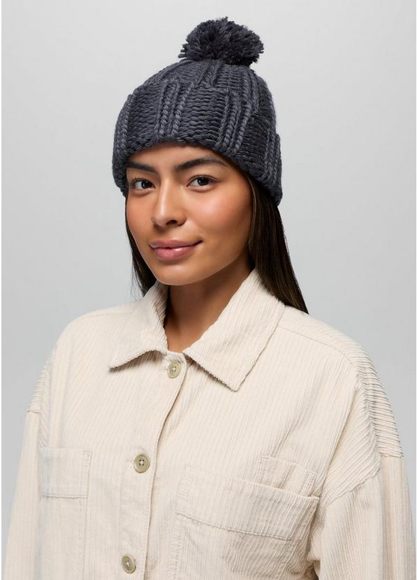 Snow Crystal Beanie, Color: Charcoal, image 4
