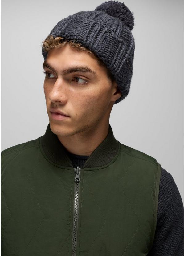 Snow Crystal Beanie, Color: Charcoal, image 2