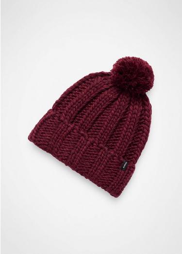 Snow Crystal Beanie, Color: Deep Vino, image 1