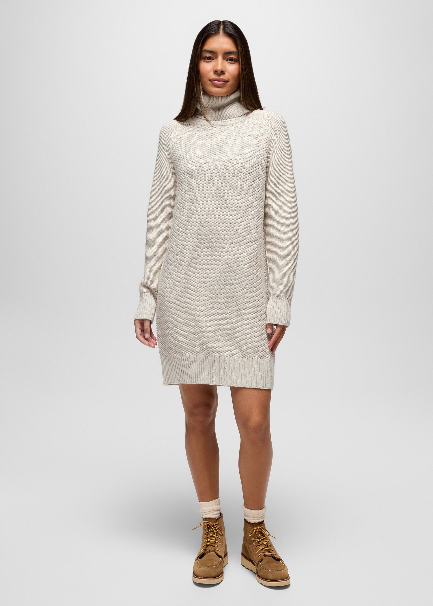 Womens prAna Sangria Fields Sweater Dress - Canvas