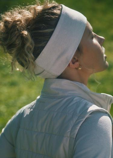 Ice Flow Headband, Color: Almond, image 2