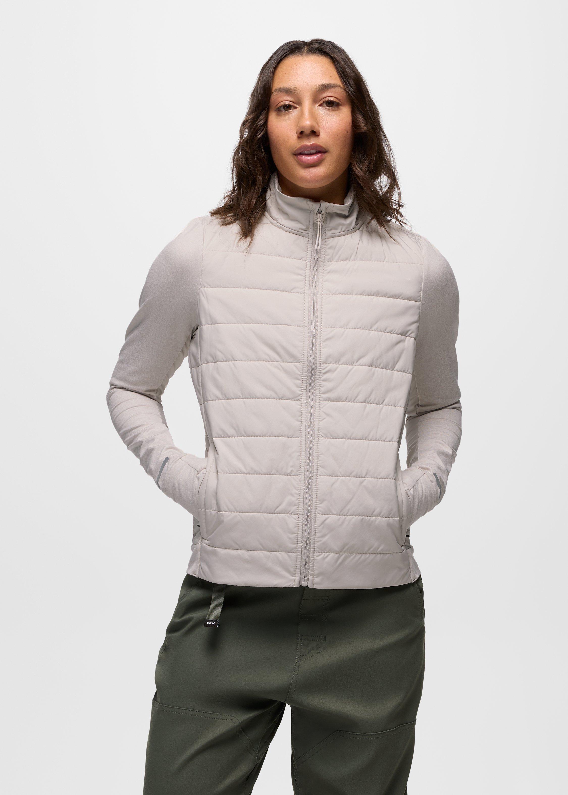 Womens prAna Insulated Ice Flow Jacket - Almond