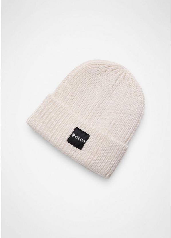 prAna Logo Beanie, Color: Soft White, image 1