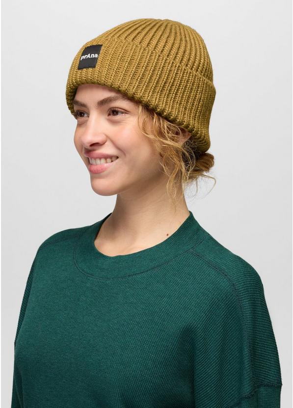 prAna Logo Beanie, Color: Cavern, image 2