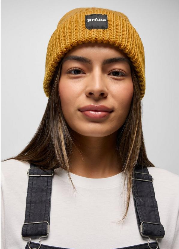 prAna Logo Beanie, Color: Dijon, image 4