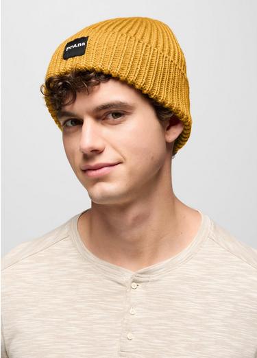 prAna Logo Beanie, Color: Dijon, image 22