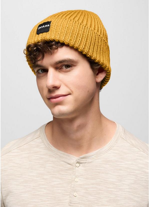 prAna Logo Beanie, Color: Dijon, image 2