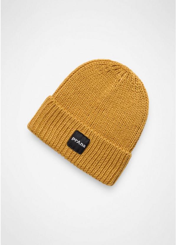 prAna Logo Beanie, Color: Dijon, image 1