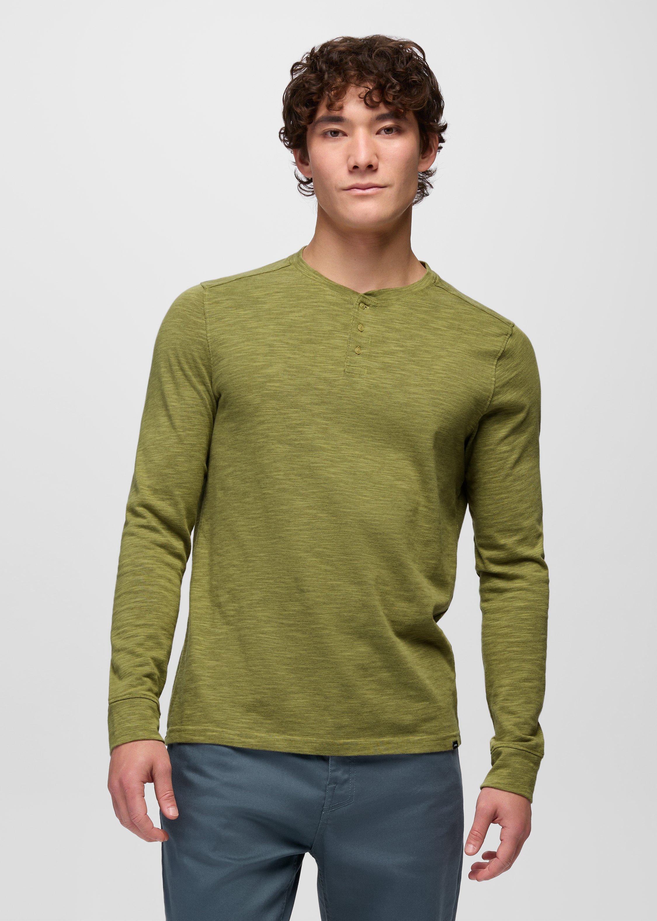 Men's prAna Ronnie Henley II T-Shirt - Olympia