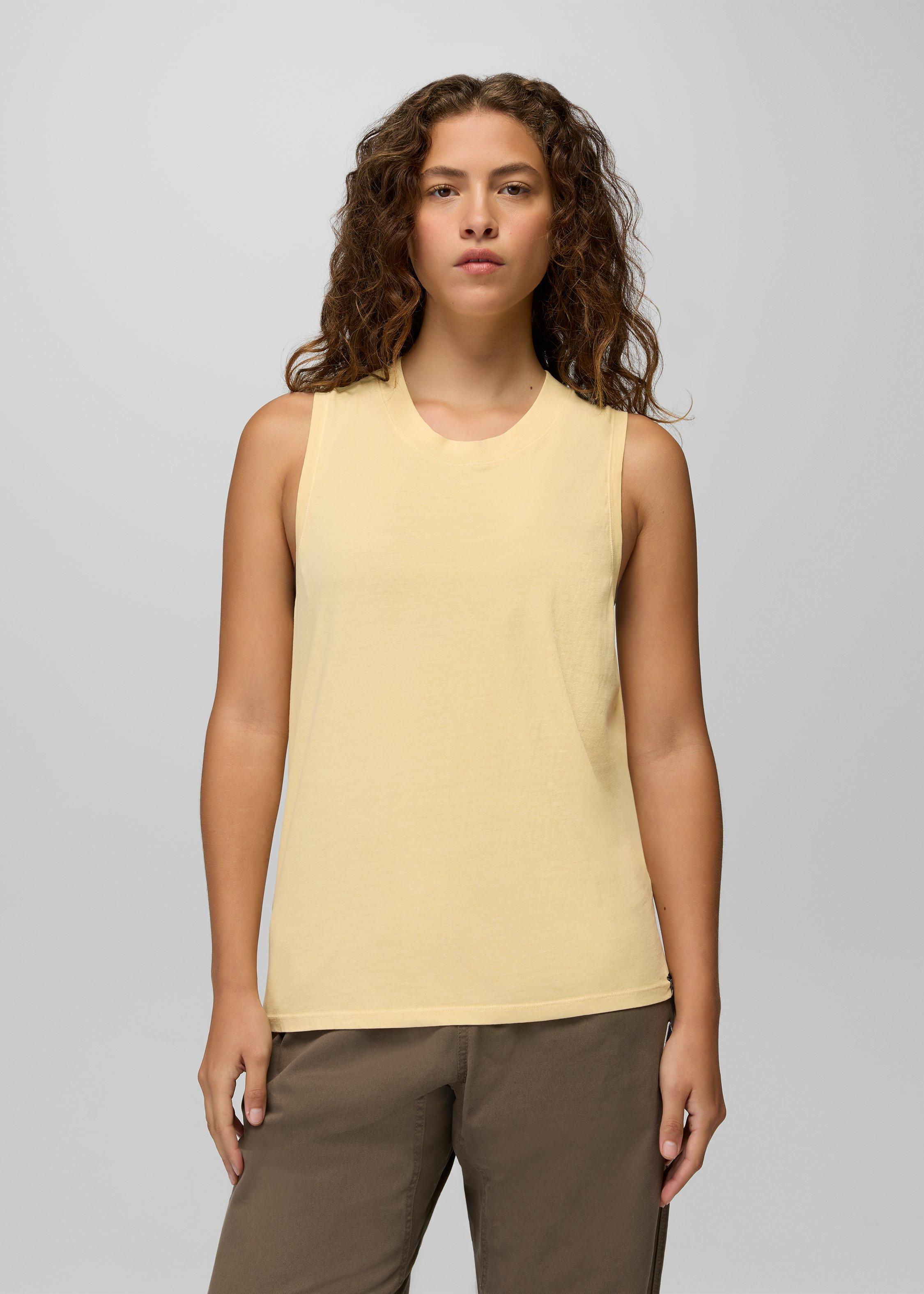 Womens prAna Everyday Tank - Vanilla Bean