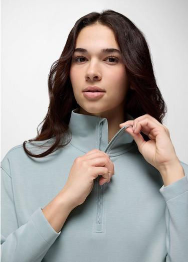 Shea Soft Half Zip, Color: Saltwater, image 27