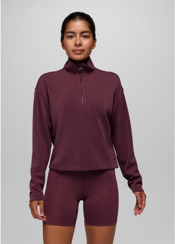 Shea Half Zip, Color: Deep Vino, image 1