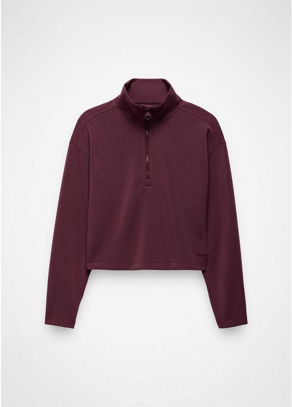 Shea Half Zip, Color: Deep Vino, image 6