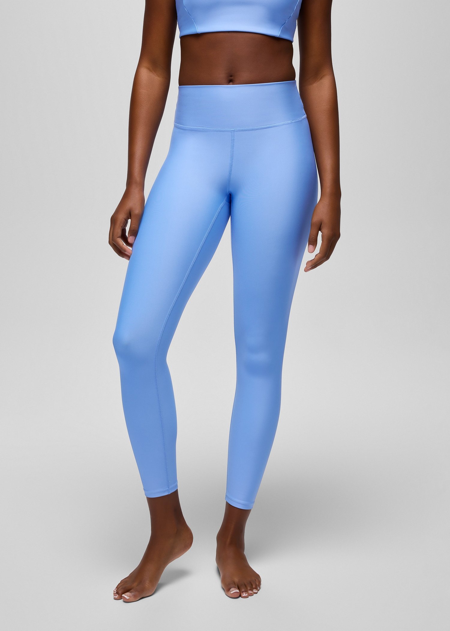Womens prAna Sculpt™ 7/8 Legging - Blue Vibes