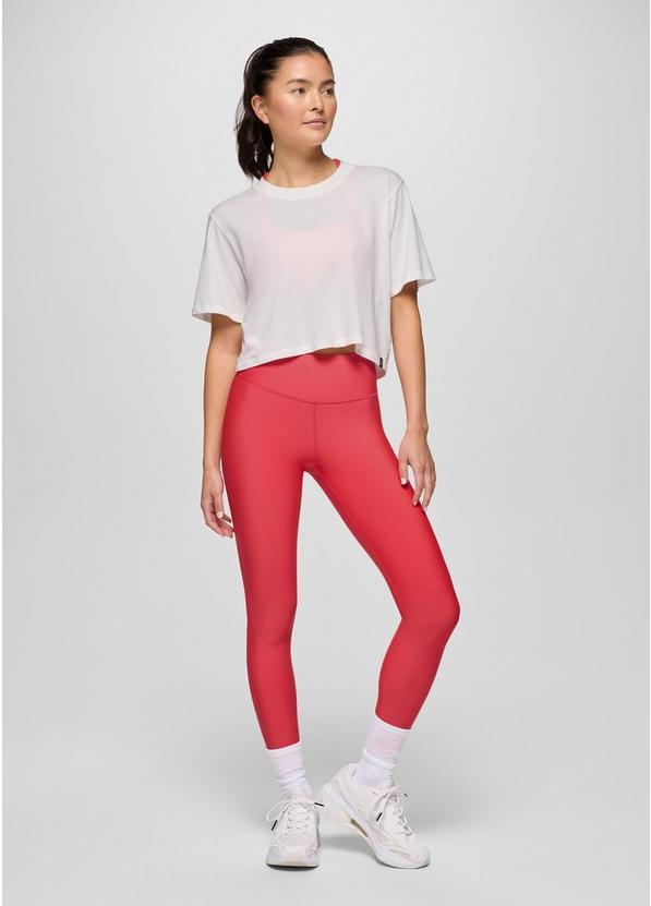 prAna Sculpt  7/8 Legging, Color: Rose Fire, image 5
