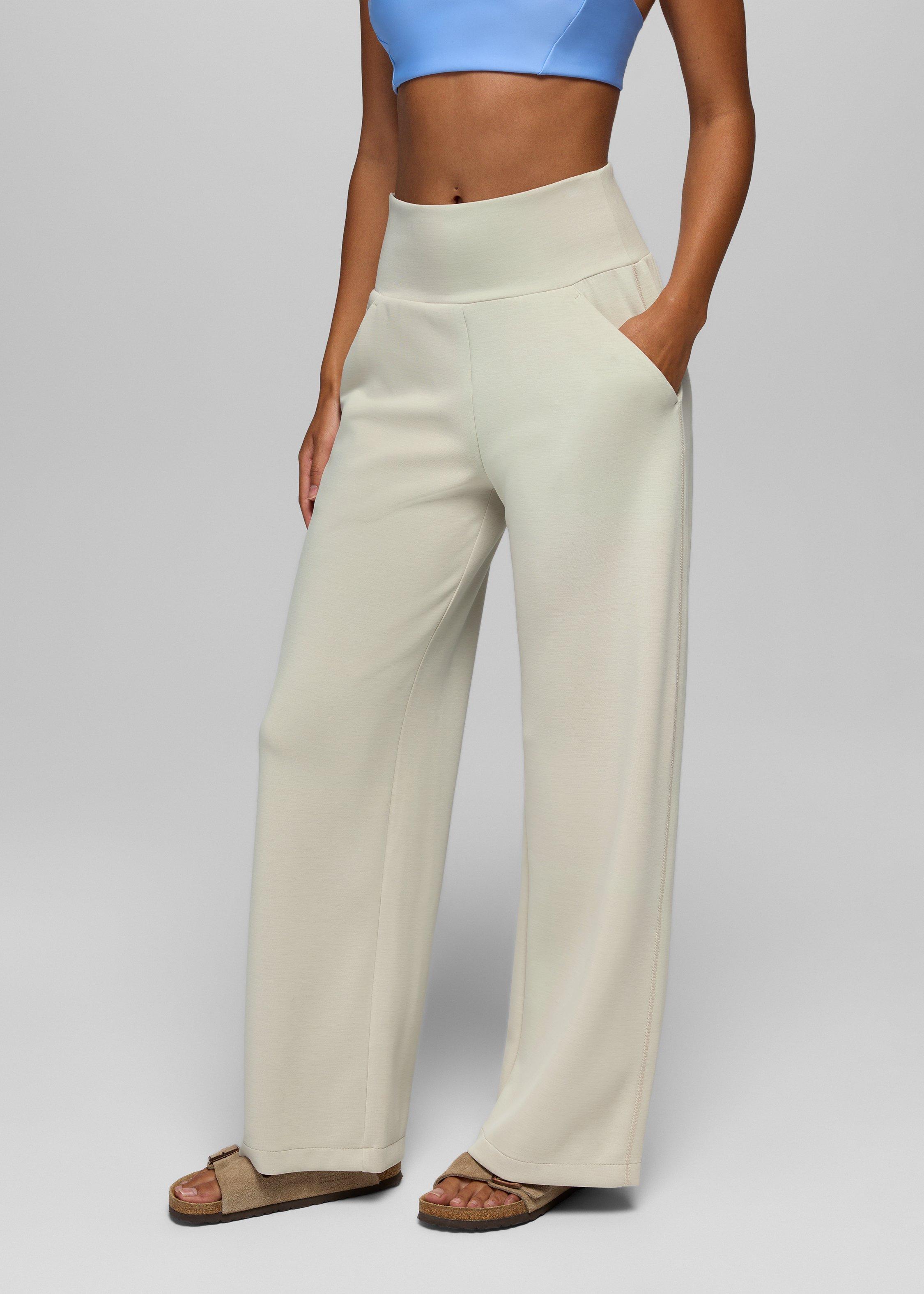 Womens prAna Shea Soft Wide Leg Pant - Almond