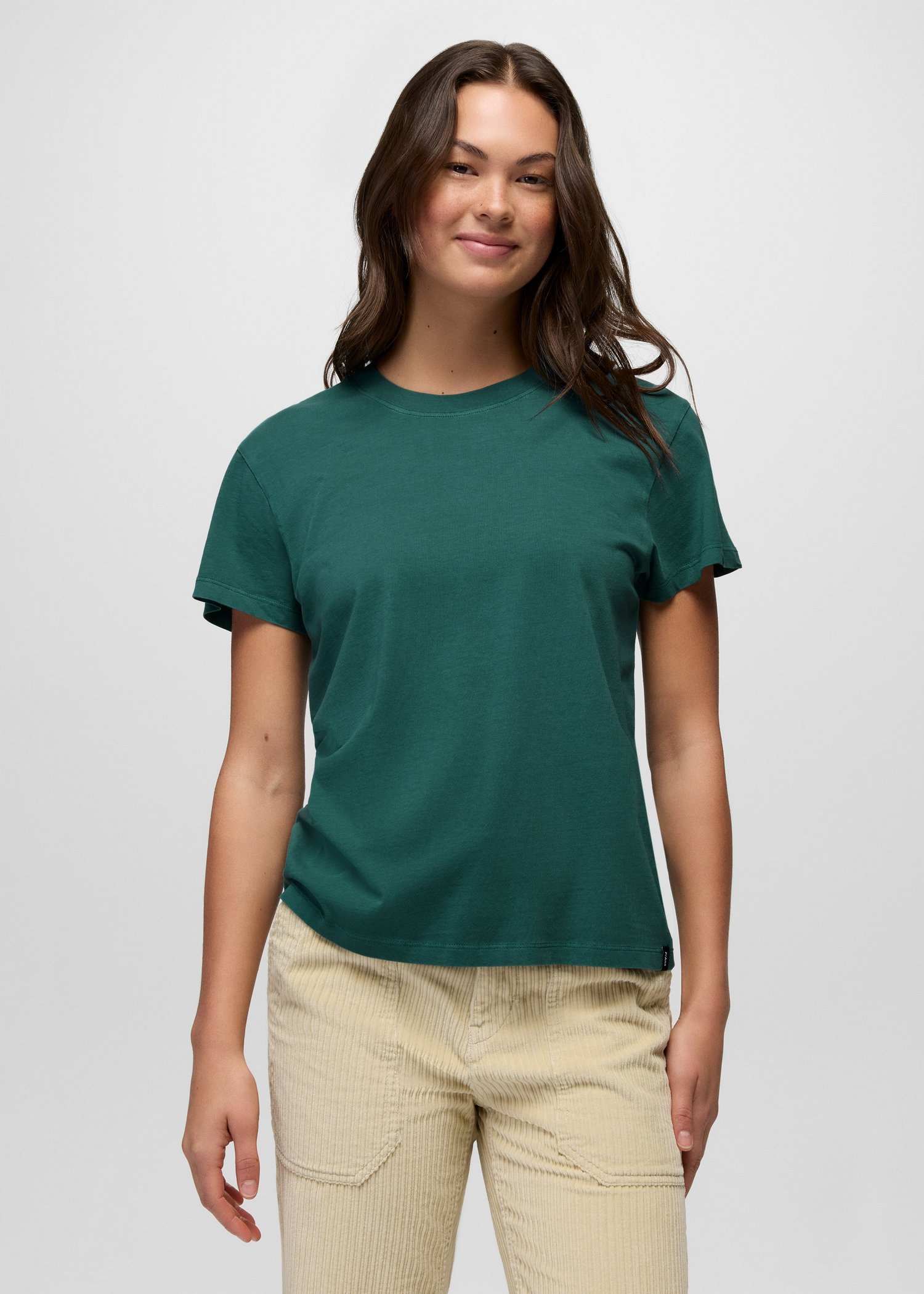 Womens prAna Everyday Short Sleeve Tee - Coast