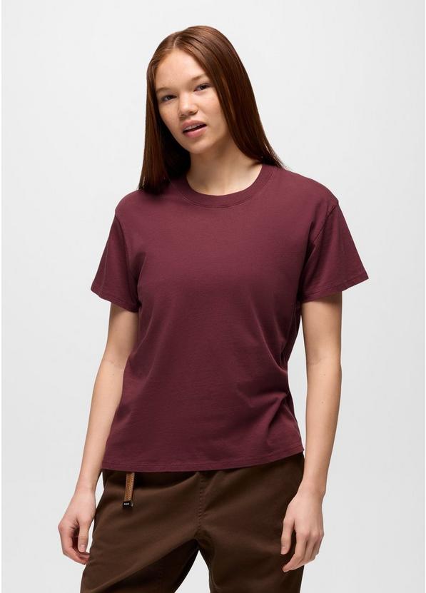 Everyday Short Sleeve Tee, Color: Deep Vino, image 1