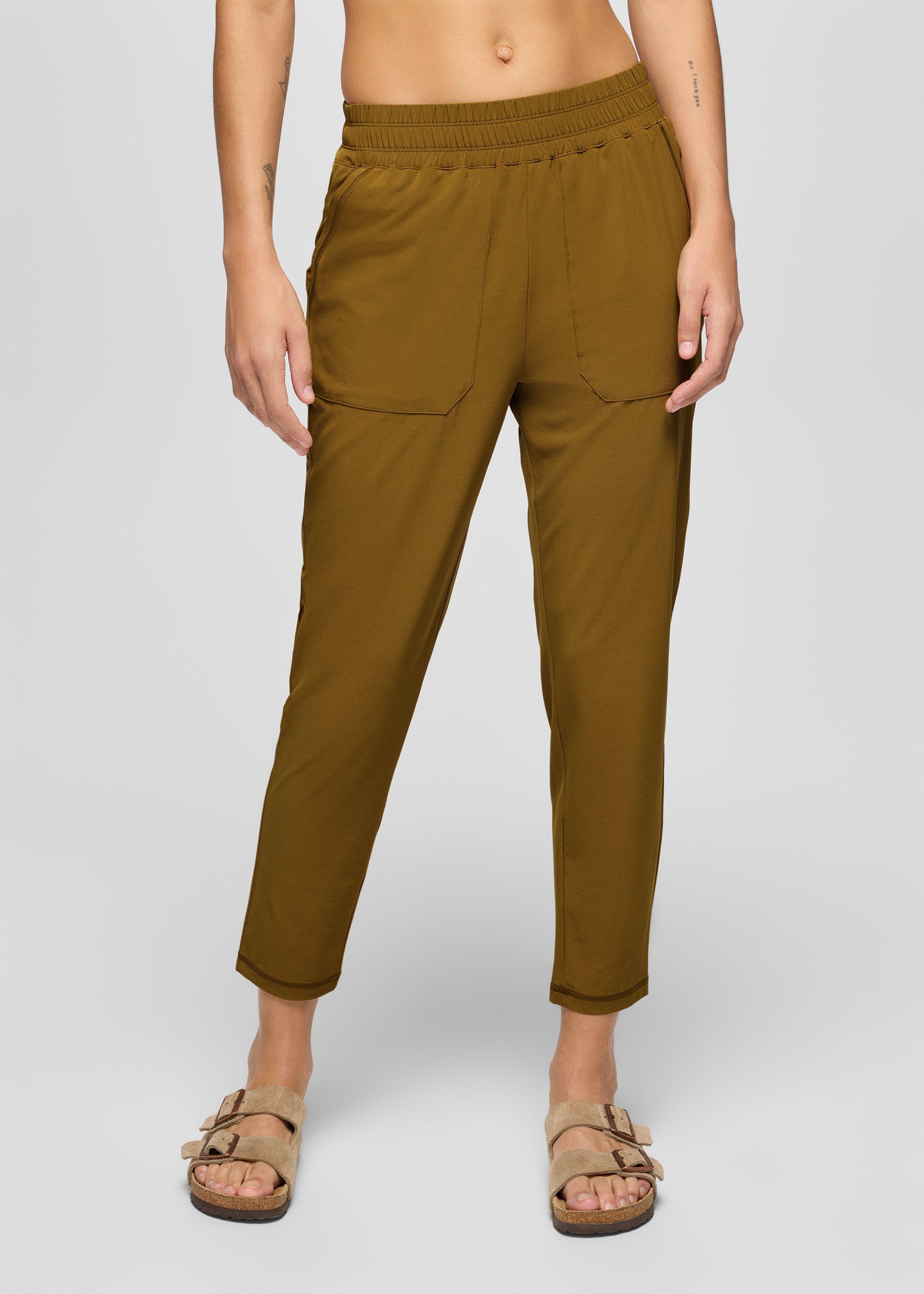 Womens prAna Railay Straight Pant - Retro Olive