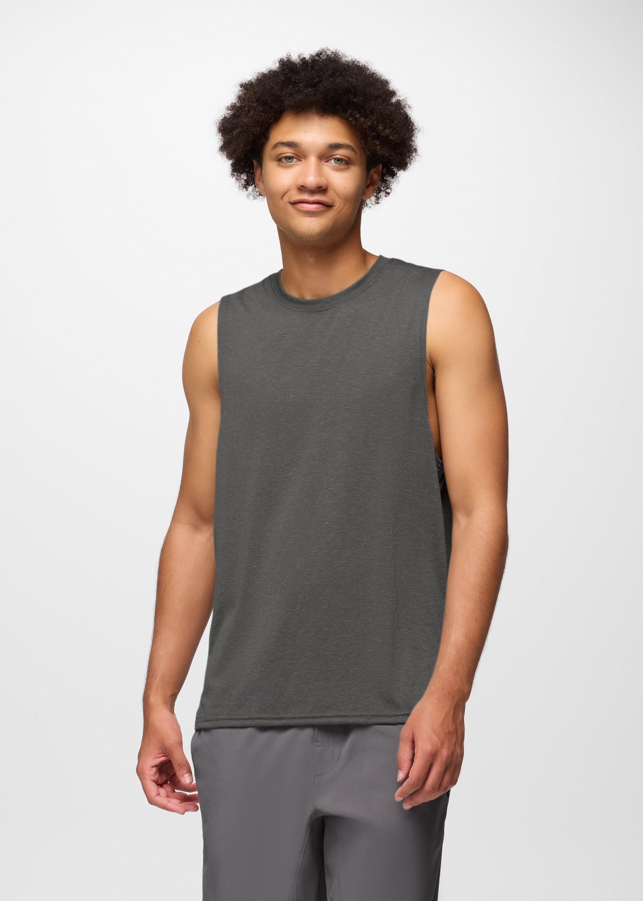 Mens prAna Natural Flow Tank - Thyme