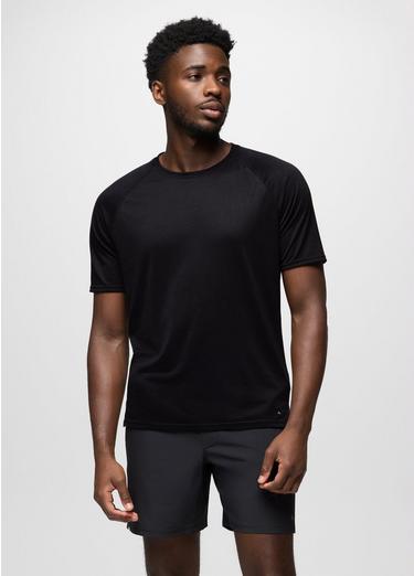 Natural Flow Short Sleeve Crew, Color: Black, image 1