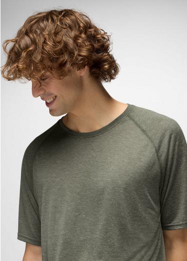 Natural Flow Short Sleeve Crew, Color: Thyme, image 7