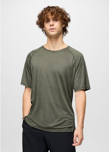 Natural Flow Short Sleeve Crew, Color: Thyme, image 5