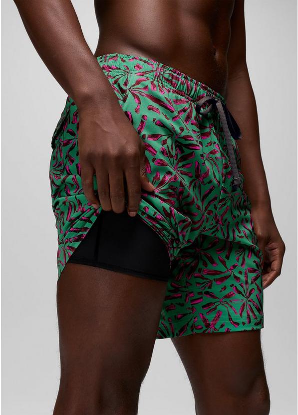 La Jolla Lined Swim Short, Color: Jade Grounded, image 4
