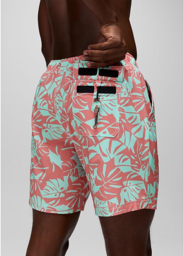 La Jolla Lined Swim Short, Color: Sea Glass Monstera, image 3