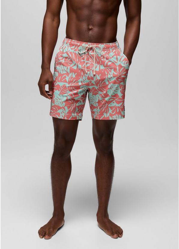 La Jolla Lined Swim Short, Color: Sea Glass Monstera, image 6