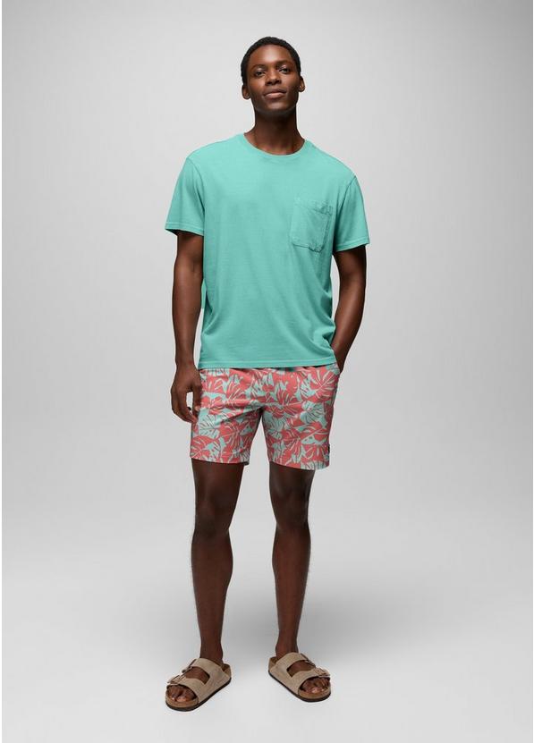 La Jolla Lined Swim Short, Color: Sea Glass Monstera, image 7