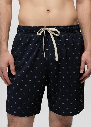 La Jolla Lined Swim Short, Color: Nautical Palms, image 1