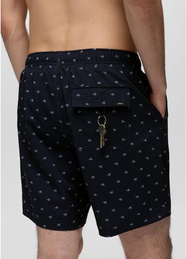 La Jolla Lined Swim Short, Color: Nautical Palms, image 2