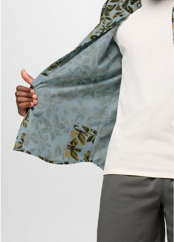 Lost Sol Printed Short Sleeve Shirt, Color: Saltwater Wildflower, image 7