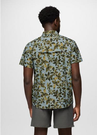 Lost Sol Printed Short Sleeve Shirt, Color: Saltwater Wildflower, image 2