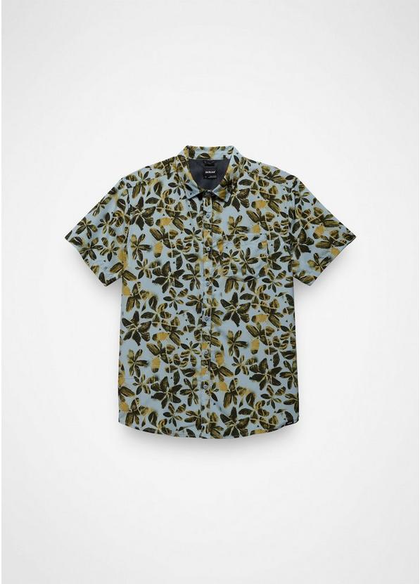 Lost Sol Printed Short Sleeve Shirt, Color: Saltwater Wildflower, image 9