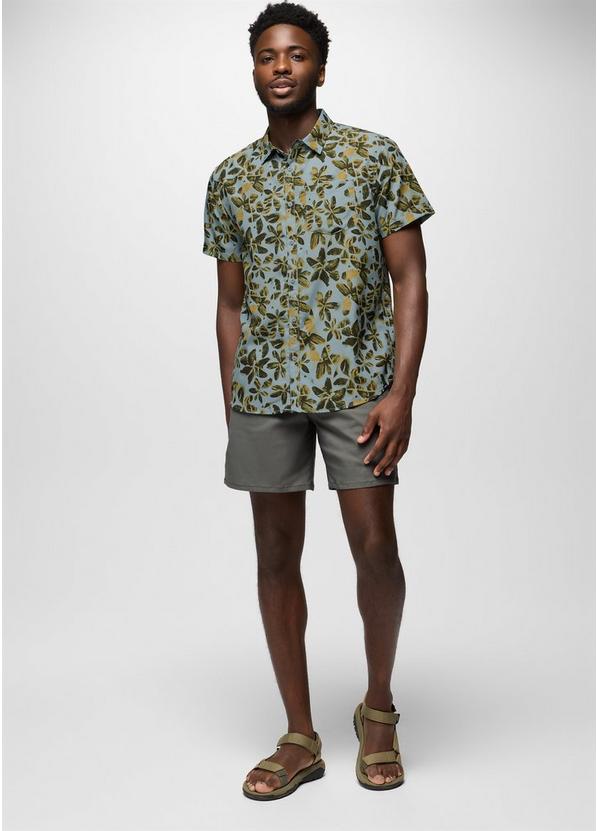 Lost Sol Printed Short Sleeve Shirt, Color: Saltwater Wildflower, image 8