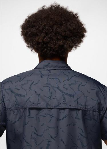 Lost Sol Printed Short Sleeve Shirt, Color: Thundercloud Seedling, image 8