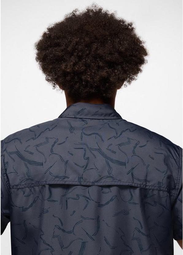 Lost Sol Printed Short Sleeve Shirt, Color: Thundercloud Seedling, image 4