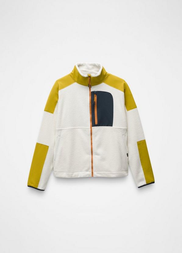 prAna Peak Fleece Jacket, Color: Canvas / Golden Leaf, image 5